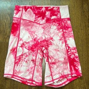 NWT balance athletica/vitality tie dye biker shorts